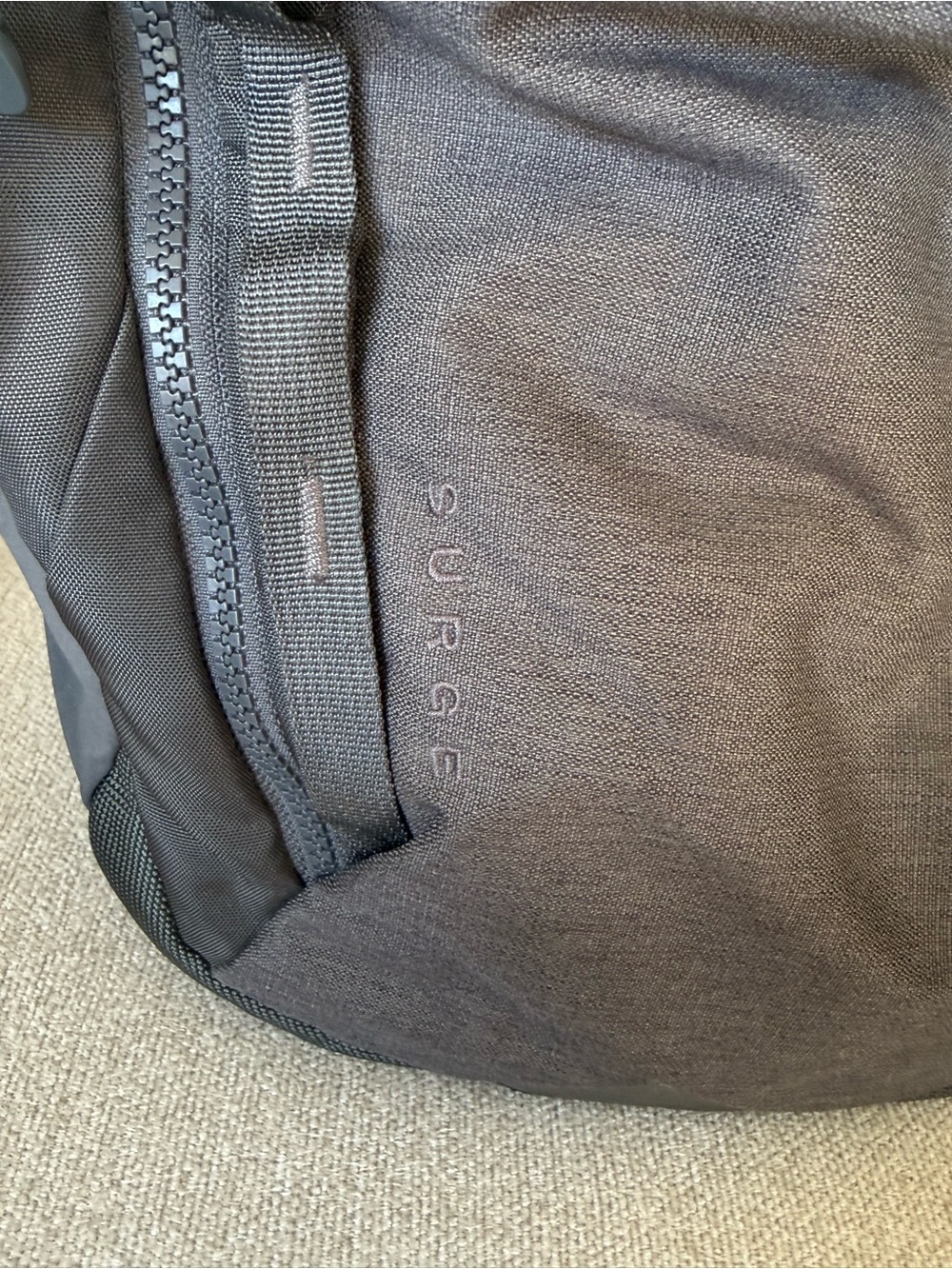 The North Face Heather Gray Surge Backpack - Picture 2 of 10